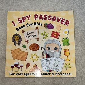 NEW I Spy Passover Activity Book for Kids